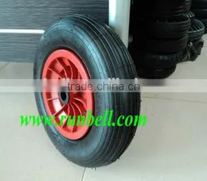16" Pneumatic Rubber Wheel for Wagon Trolley thumbnail-1
