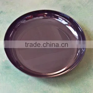 4sizes Home Goods Dinnerware Black Plate Dry Fruit Tray thumbnail-3