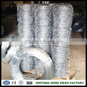 Double Reverse Twist Galvanized Barbed Wire Fencing thumbnail-5