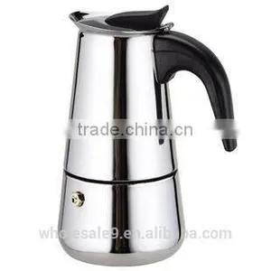 2017 Stailess Steel 6 Cups Moka Espresso Latte Percolator Stove Top Coffee Maker Pot Fashionable Coffee Maker thumbnail-1
