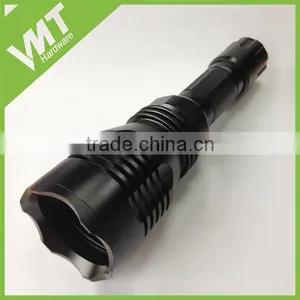Black Anodised Aluminum Extention Battery Tube for Outdoor Flashlight thumbnail-1