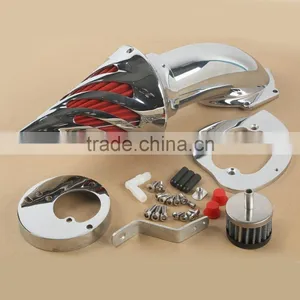Chrome Spike Air Cleaner Kits Intake Filter For Honda VTX 1300 VTX1300 1986-2012 thumbnail-1