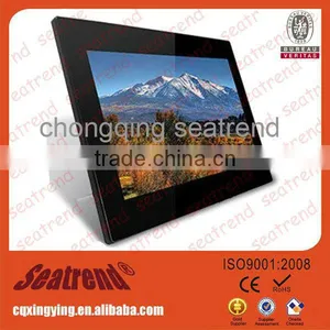 Black/White/Display 8 Inch LCD Screen High Quality Digital Photo Frame/ Digital Photo Frame With tv Tuner thumbnail-1