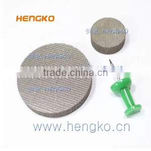 2 10 60 90 300 Microns Porous Stainless Steel 304 316L SS Wire Sintered Filter Mesh Disc thumbnail-5