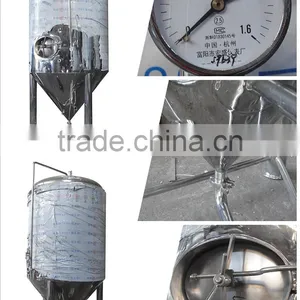 Stainless Steel Dimple Jacket Conical Beer Fermentation Tank thumbnail-2
