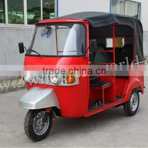 Bangladesh 150cc CNG India Tuk Tuk Bajaj Rain Cover Adult Tricycle for Sale thumbnail-5