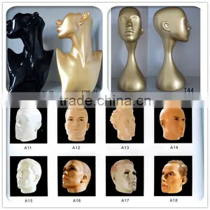 Display Fiberglass Designed Mannequin Head thumbnail-3