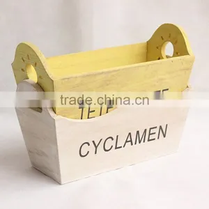 Small Wooden Kitchen Storage Basket thumbnail-1