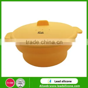 Multi-function Collapsible Silicone Bowls, Kitchen Foldable Bowls , Silicone Bowls With Lid thumbnail-2