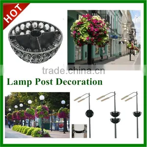 Lamp and Light Pole Decorative Square Round Plastic Gaint Flower Pot Liners thumbnail-1