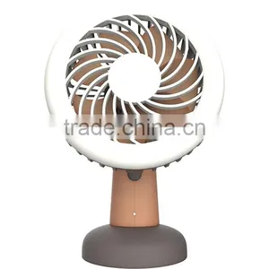 Pocket LED Light Fan Personal Table Light Fan With Built-in Battery thumbnail-2