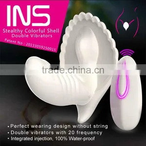 Stealthy Colorful Shell Double Vibrators thumbnail-3