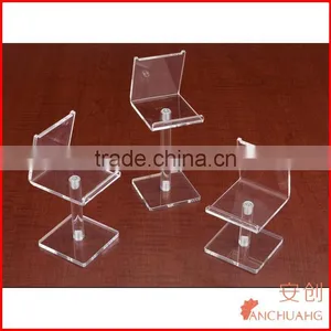 Clear Acrylic Cell Phone Risers, Set of 3 thumbnail-2