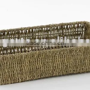 Straw Basket With Handle thumbnail-1