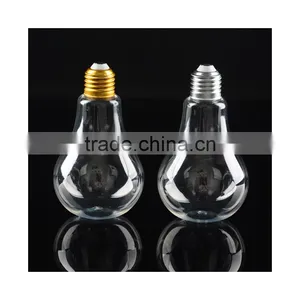 Empty Transparent Plastic Light Bulb PET Plastic Light Bulb Shape Bottle thumbnail-4