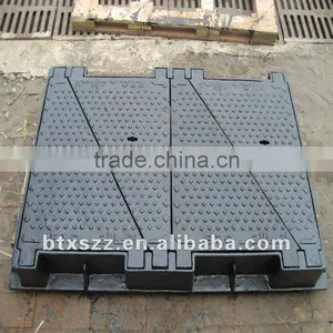 High Quality Telecom Chamber Casting Iron Manhole Cover thumbnail-1