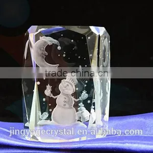 3d Laser Engraved Crystal Christmas Ornaments 2016 thumbnail-2