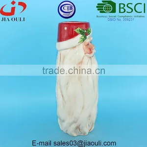 Table Centerpieces Christmas Decorations Santa Claus Flower Vase thumbnail-2