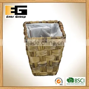 Square Plastic Rattan Garden Planter for Decoration /Storage thumbnail-1