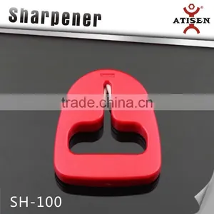 HOT SALE MINI Ceramic Rod Tungsten Steel T Camp Pocket Kitchen Knife Sharpener thumbnail-1