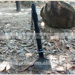 Multi-use Outdoor Camping Accessories With Shovel Hoe Tactical Knife Fire Flint thumbnail-6