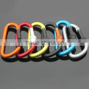 50KG Load Bearing Different Shape Professional Outdoor Activity Safety Carabiner thumbnail-2