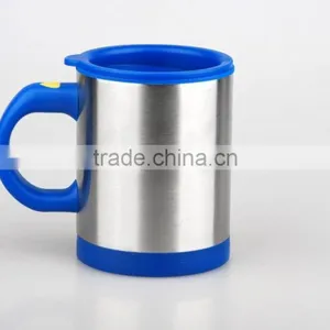 Hot Sales Self Stirring Mugs With Batteries Stainless Steel Coffee Mug LS Eplus thumbnail-2