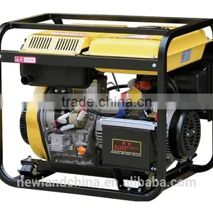 6kVA Air-cooled Open Frame Diesel Generator Single Phase Electric Starting thumbnail-3