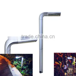 2PCS Plastic 4 LED Solar Garden Light Lawn Lamp 7 Style Spike Road Pathway Decor thumbnail-1