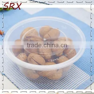 460ml Manufacture Disposable PET Plastic Salad Bowl With Lid thumbnail-3