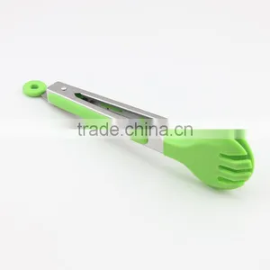 Essential Kitchen Tool Utility Salad Tong With Locking Clip thumbnail-2