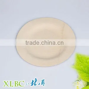 Round Bamboo Leaf Plate thumbnail-1