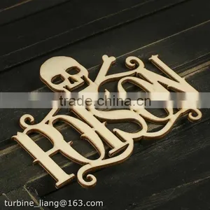 2016 Hot Sals New Products Wood Laser Cut Poison Cutout Can Custom thumbnail-1