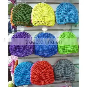 Crochet Boho KUFI Cap Beanie SKULL Hat thumbnail-1