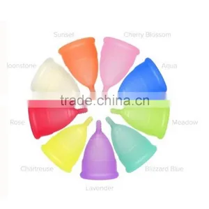 2015 New 12 Colors Silicone Reusable Soft Period Cup thumbnail-1