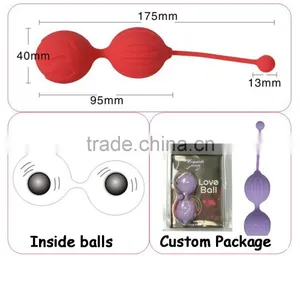 Medical Grade Germany Wacker Pink Silicone Vagina Exercise Ball thumbnail-4