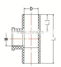 HIGH QUANLITY FEMALE TEE OF PVC GB STANDARD PIPES & FITTINGS FOR WATER SUPPLY thumbnail-2