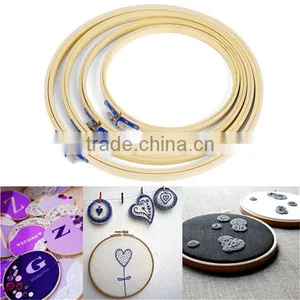 3'' -14" Natural Material Bamboo Embroidery Hoop thumbnail-1