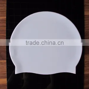 Wholesale Low Price Customized Waterproof Silicone Adult Swimming Cap thumbnail-3