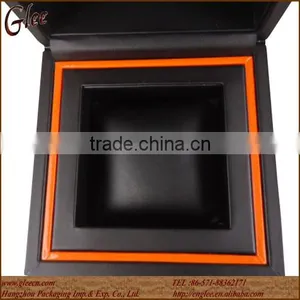 2014 Hot Top Grade PU Leather Decorated Single Watch Box thumbnail-3