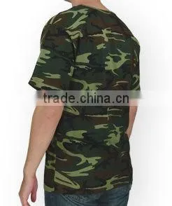 Camo T-shirt Short Sleeve Printed T-shirts for Men Hot Sell High Quality Custom Printed T Shirts Wholesale Custom Made in China thumbnail-3