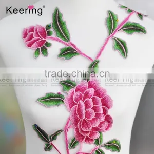 Factory Direct Wholesale Flower Decoration Clothing Embroidery Patch WEF-771 thumbnail-4