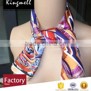 Customized Chinese Digital Print High Quality Scarf , 100% Silk Fabric thumbnail-1