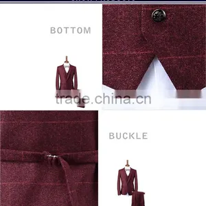 2017 Hot Sale Latest Pant Coat Picture Men Suit Made in China thumbnail-6