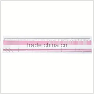 Kearing Flexible 5*30cm Sandwich Line Prinring Patchwork Quilting Ruler Plastic for Fashion Designing #W5151 thumbnail-1