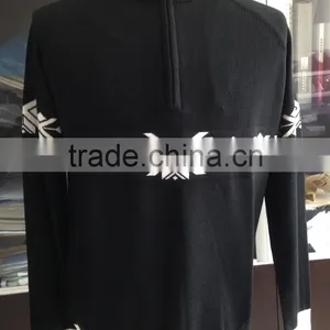 Menas Zip Pullover Merino Wool Knitting Man Sweater Latest Sweater Design thumbnail-2