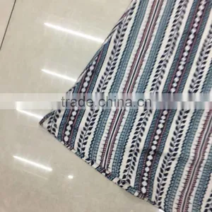 Women Fashion Sleeveless Stripe Full Print Flare Dress thumbnail-2
