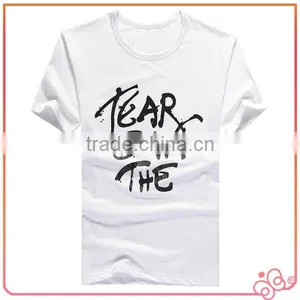 Top Quality Fashion Cheap Wholesale Cotton Men T Shirt Short Sleeve Round Neck Custom Logo Printing thumbnail-1