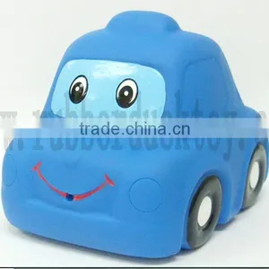 Floating Rubber Cartoon Car Toy ,rubber Cartoon Car Bath Toy ,baby Rubber Cartoon Car Toy thumbnail-2