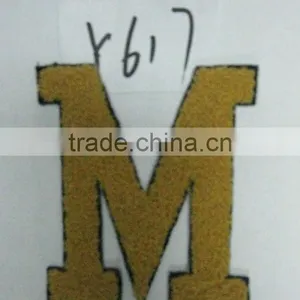 Embroidery Chenille Letter Badges thumbnail-1